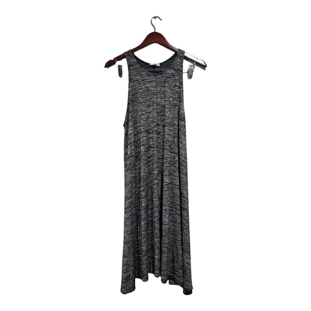 WILFRED FREE Aritzia Women's Marled Gray Sleeveless Midi Tank Dress Size L